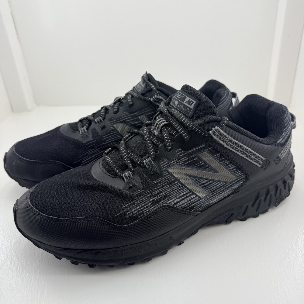 New Balance 410 V6 Mens 12 4E Extra Wide Black Trail Running Shoes MT410LA6